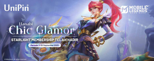 Segera Top Up Starlight Membership & Miliki Chic Glamor Skin Hanabi